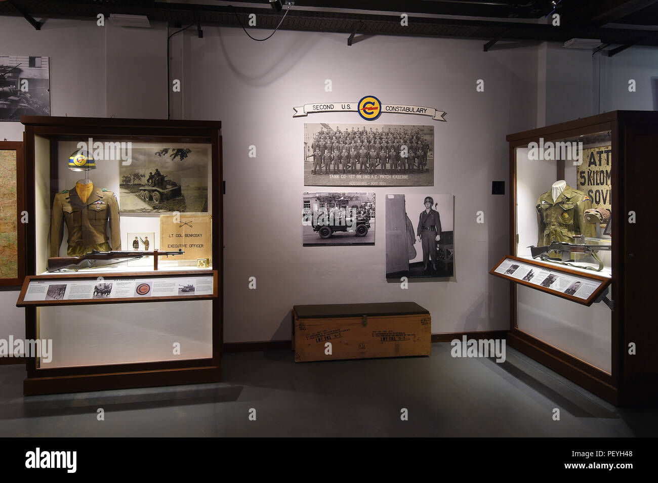 These displays in the 2nd Cavalry Regiment’s Reed Museum inform about