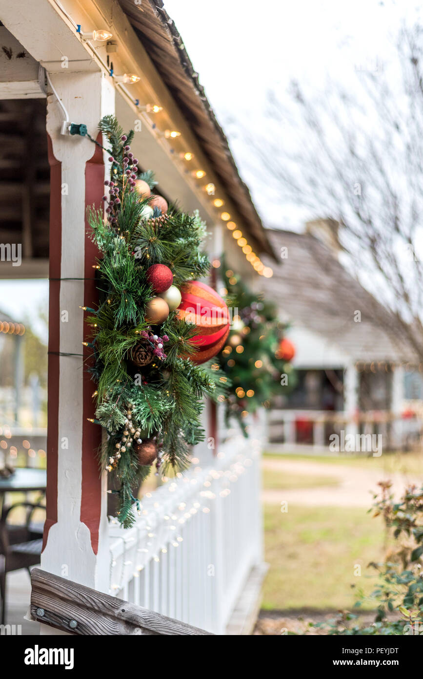 Small Town Christmas Stock Photo 215736804 Alamy