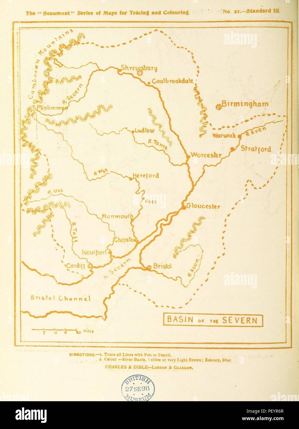 Image from page 52 of 39 How to draw - Image From Page 52 Of How To Draw And Colour A Map Being A Guide To The Beaumont Series Of Geography And Map Tracing Books Illustrated PEYR6R