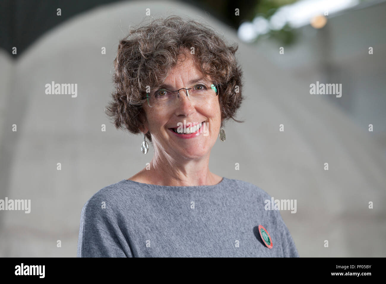 Edinburgh, UK. 18th August, 2018. Jane Robinson is a British social historian specialising in the study of women pioneers in various fields. Pictured at the Edinburgh International Book Festival. Edinburgh, Scotland.  Picture by Gary Doak / Alamy Live News Stock Photo