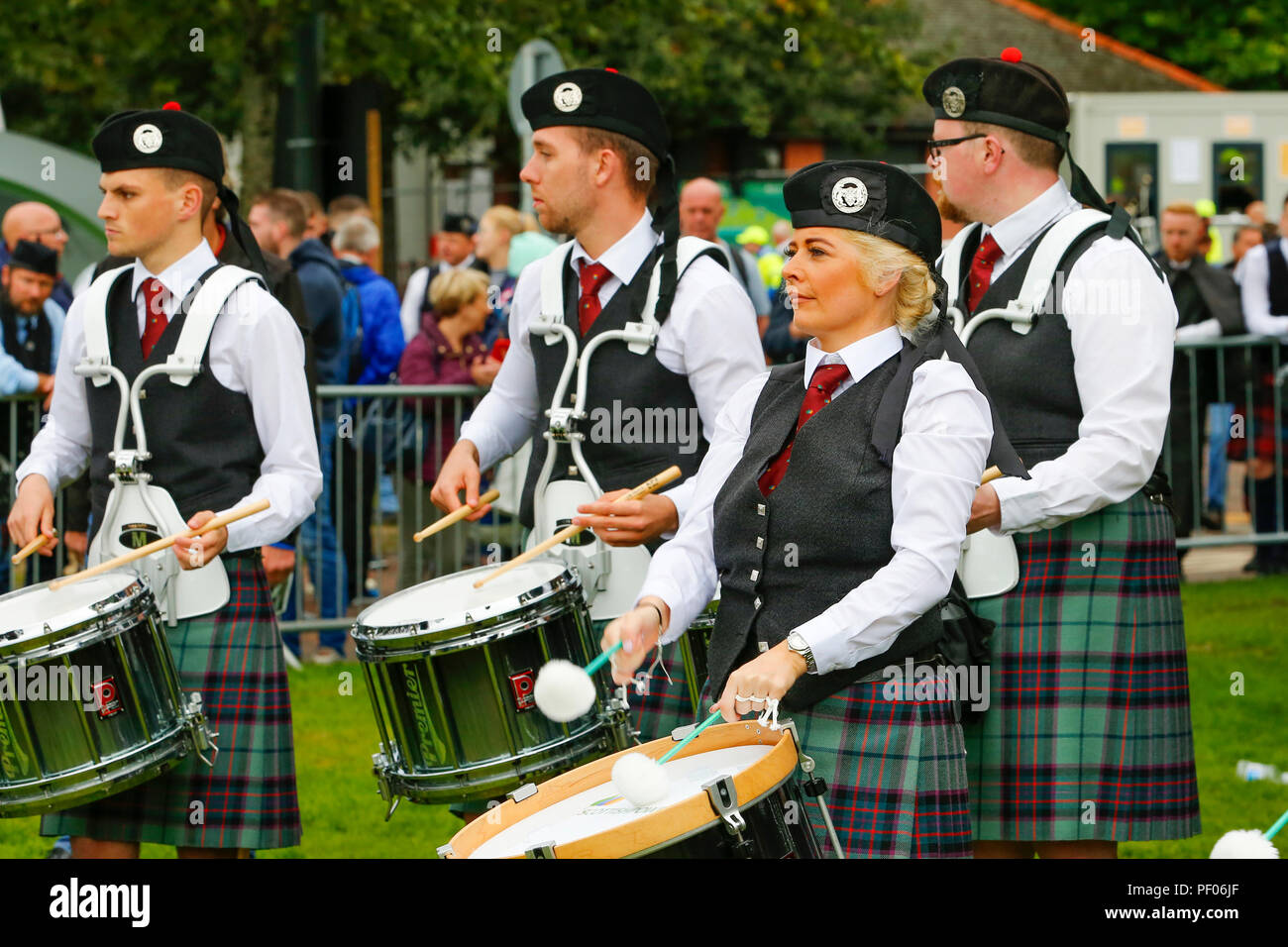 Female drummer pipe band hires stock photography and images Alamy