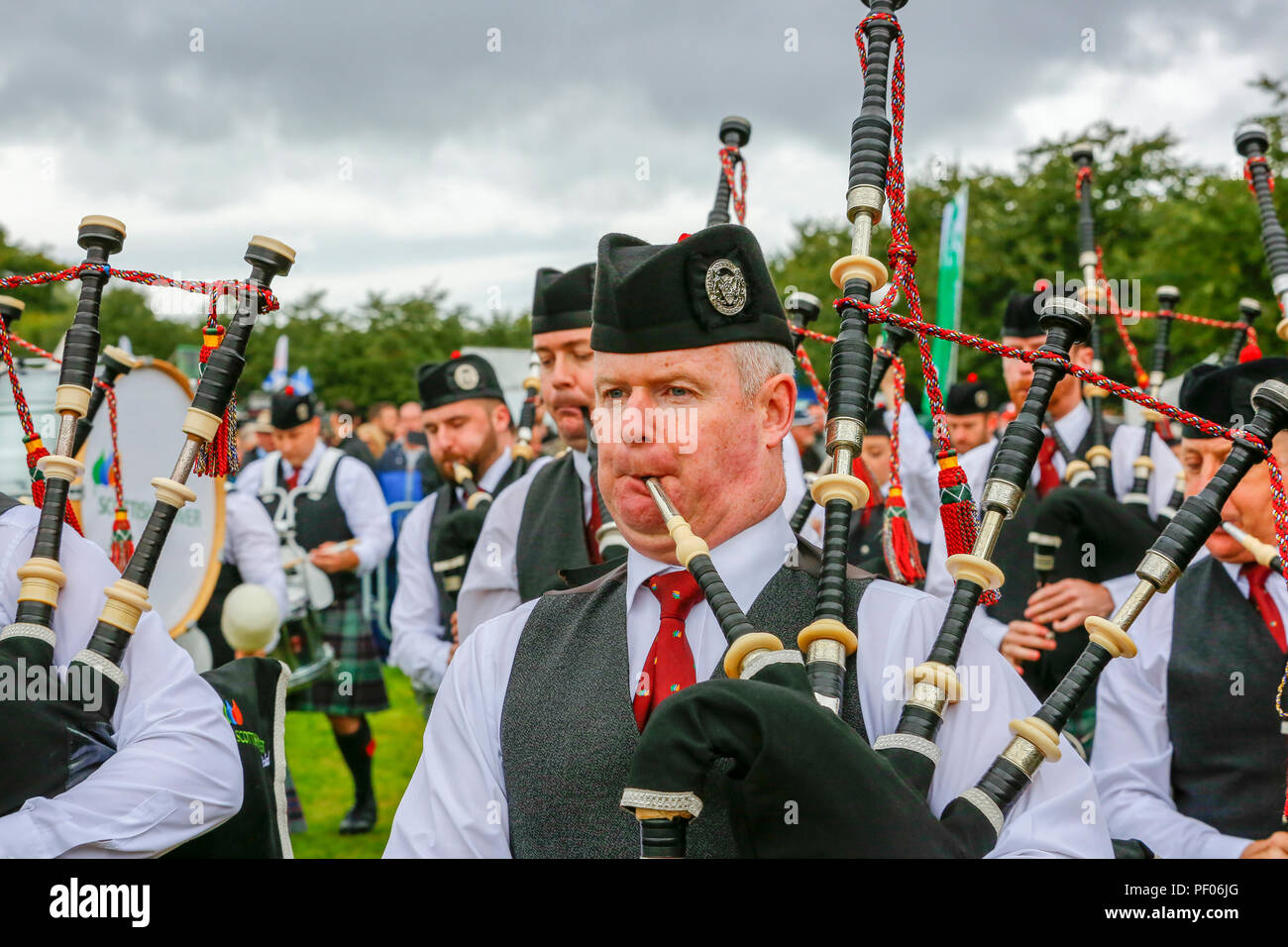 The finals of the World Pipe Band Championships was held at Glasgow