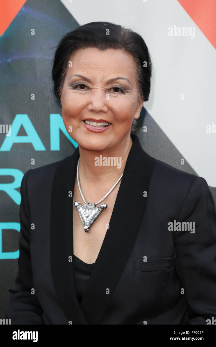 Westminister, California, USA. 17th August, 2018. Actress Kieu Chinh attending the Asian World Media One Year Anniversary Awards Gala held at the Asian World Media Studios in Westminister, California on August 17, 2018. Credit: Sheri Determan/Alamy Live News Stock Photo