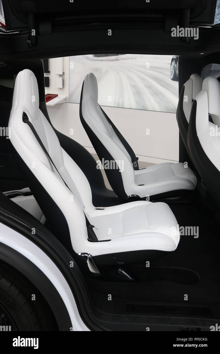 Tesla Model X Interior Stock Photos Tesla Model X Interior