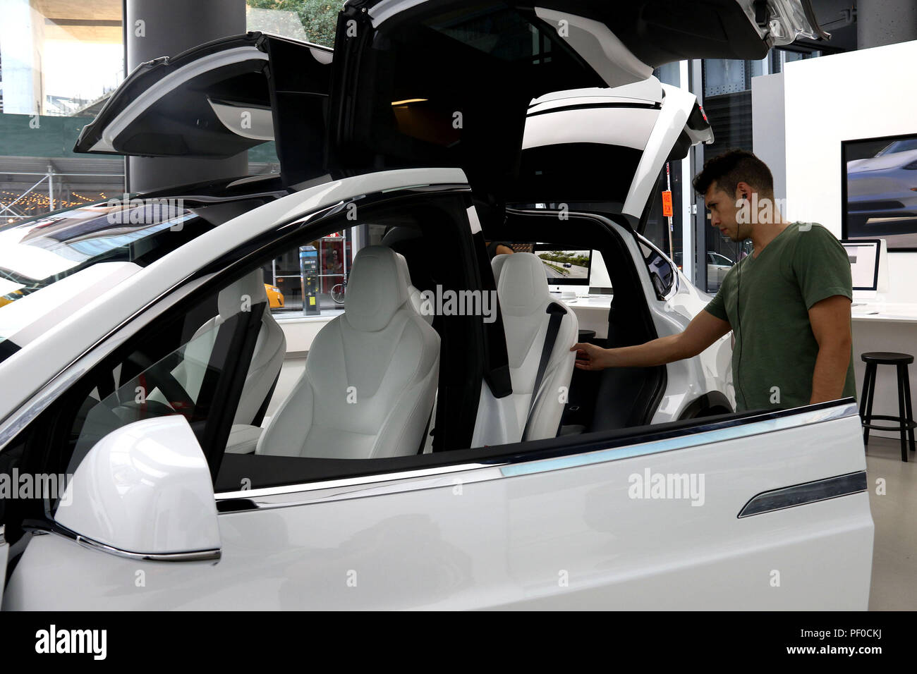 New York City New York Usa 17th Aug 2018 Model X