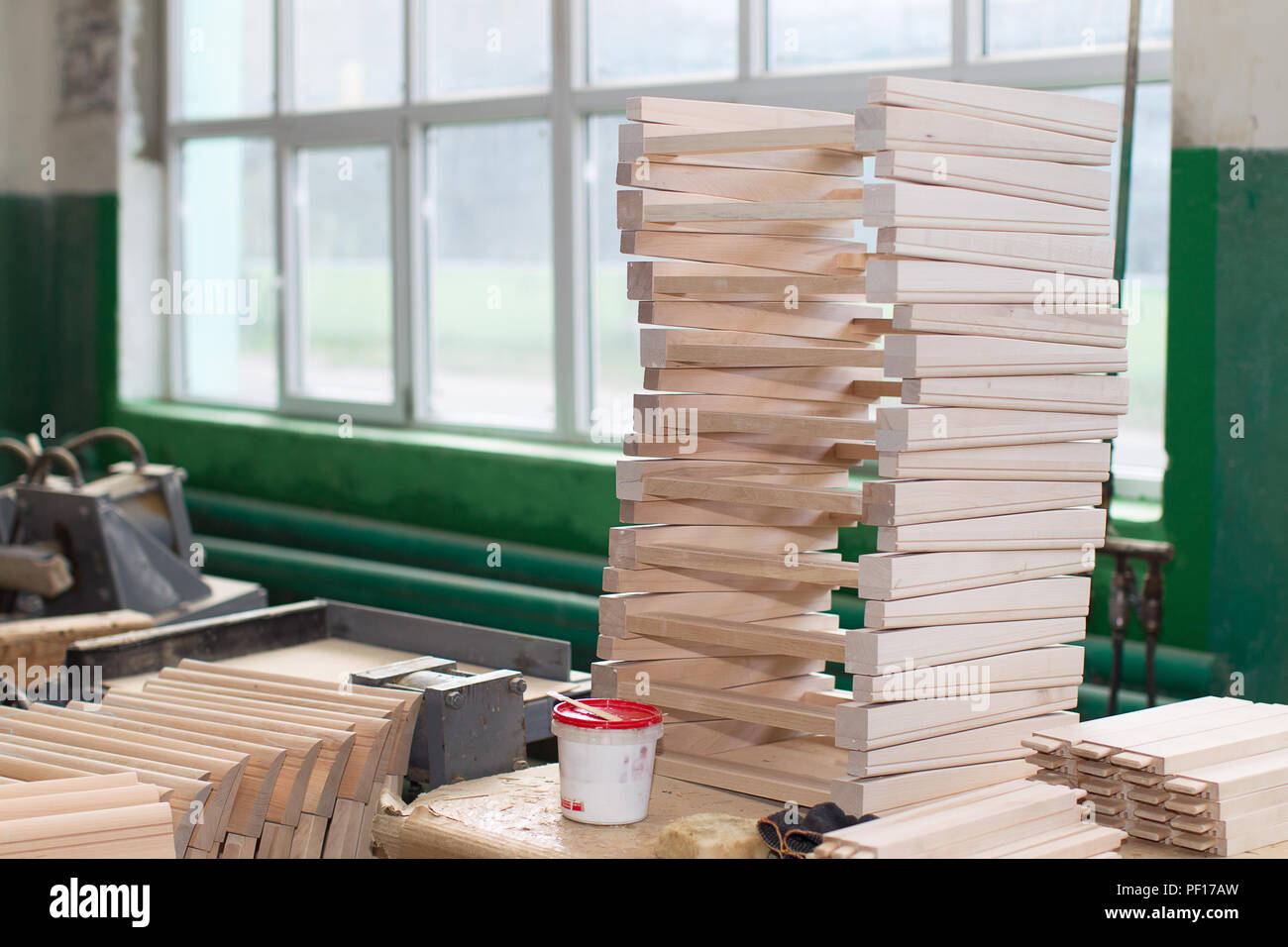 Furniture factory. Shop for the production of furniture from wood