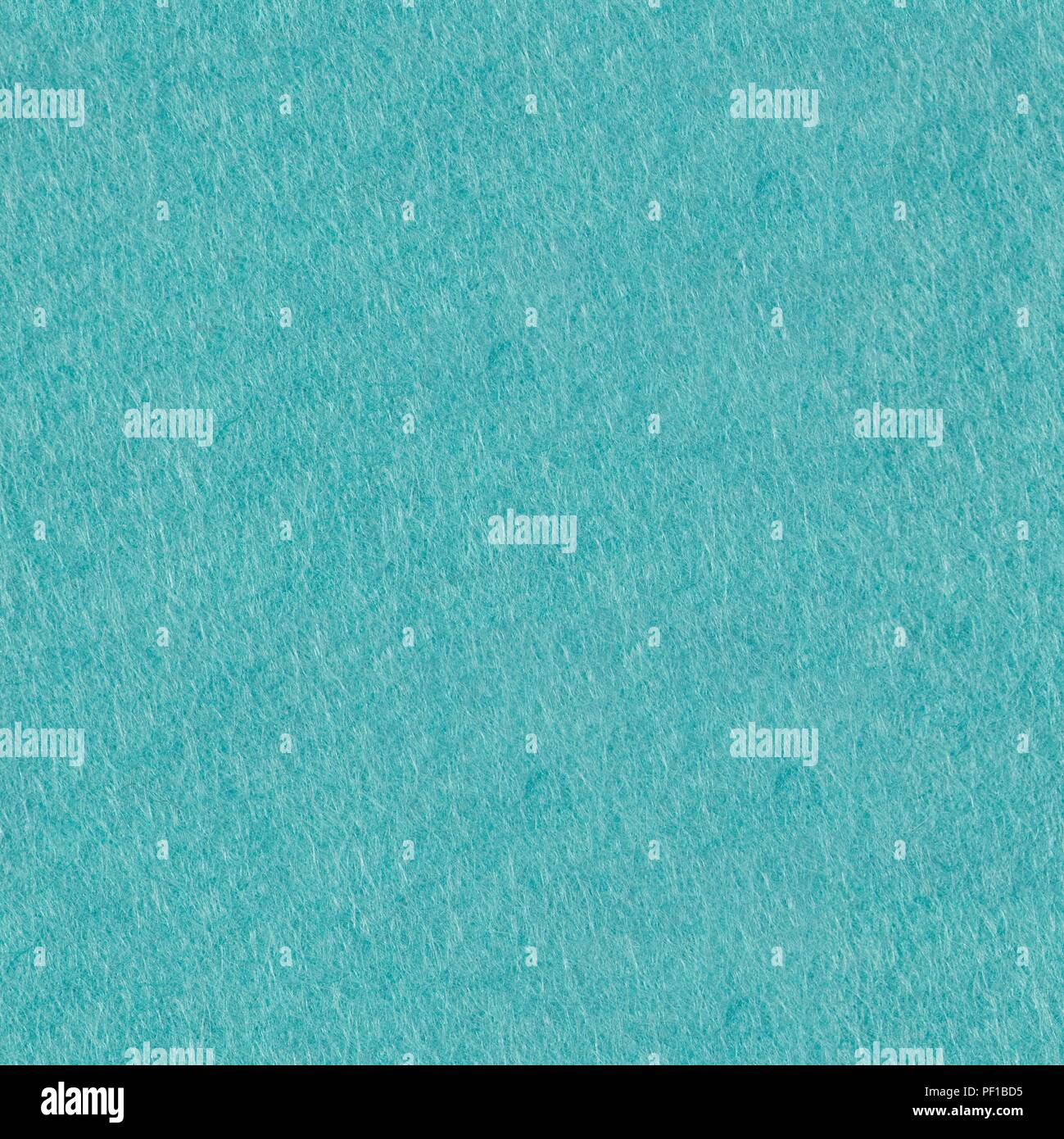 Light blue coloured felt texture. Seamless square background, tile ready. High resolution photo. Stock Photo
