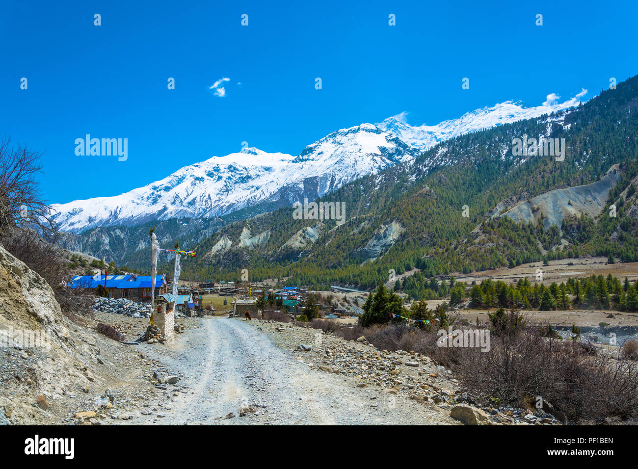 Beautiful mountain village hi-res stock photography and images - Alamy