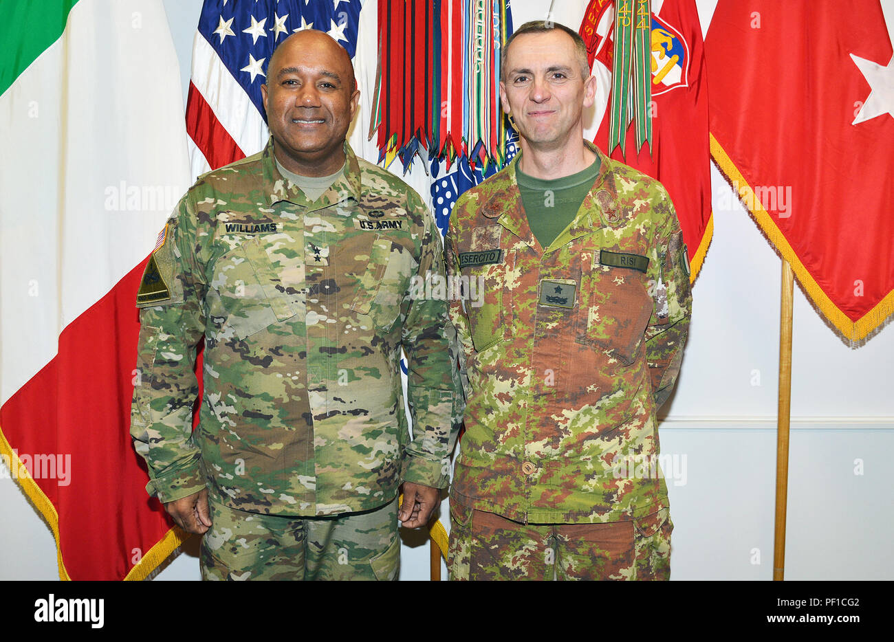 From left, Maj. Gen. Darryl A. Williams, U.S. Army Africa Commanding ...