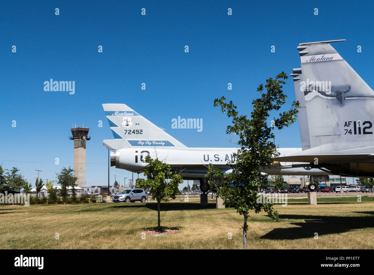 The 120th Airlift Wing, Montana Air National Guard, in Great Falls, Montana Stock Photo