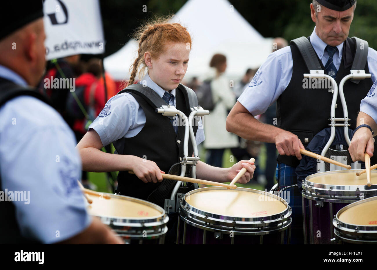 The World Pipe Band Championships in Glasgow Stock Photo Alamy