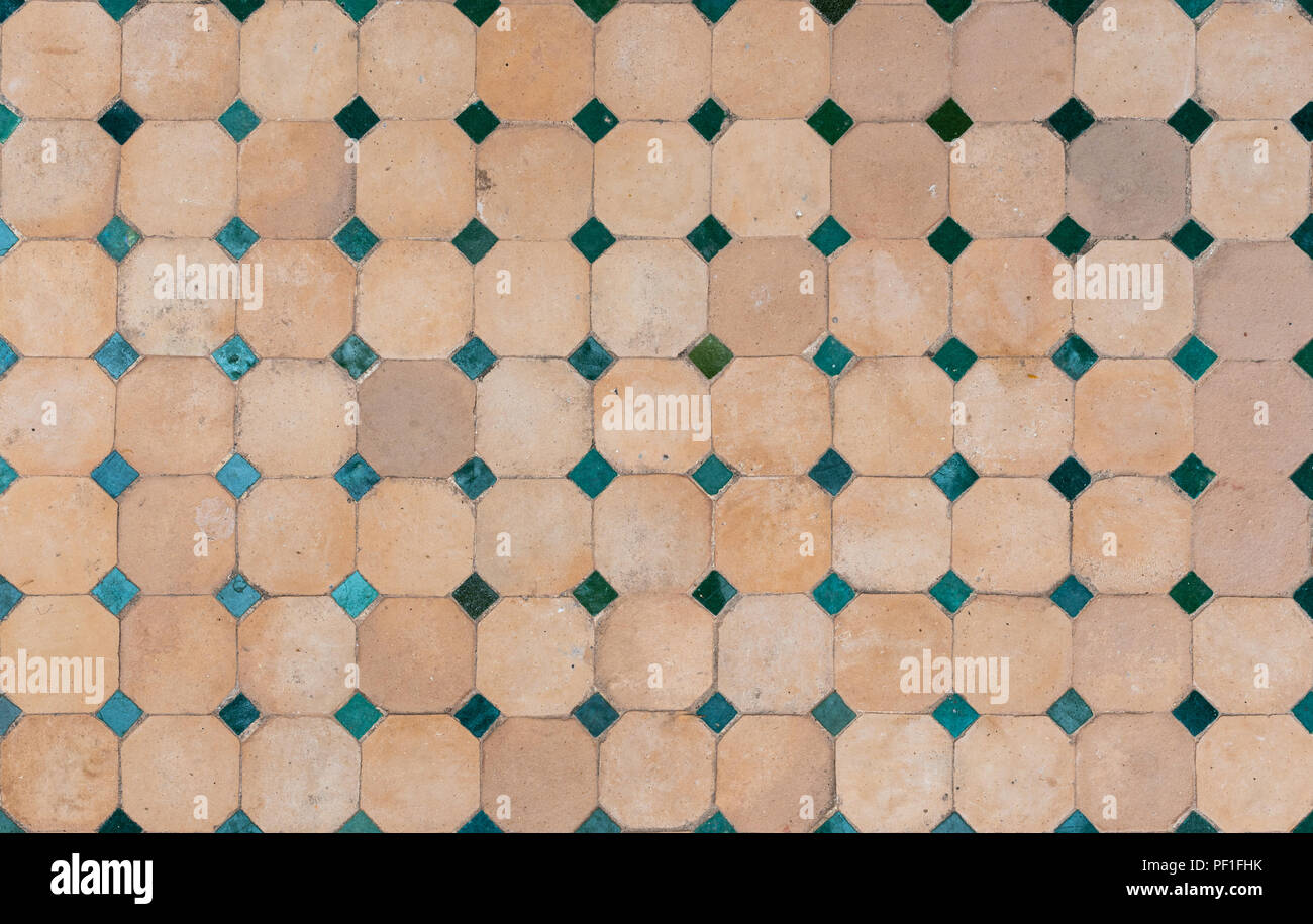 tile flooring background Stock Photo