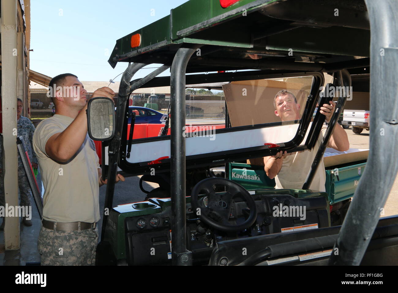 Spc. William Ragland, mechanic with the 525 Military Police Battalion