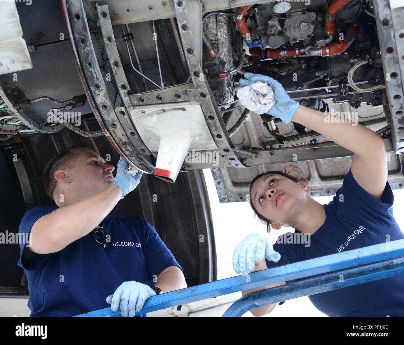 Petty Officer 1st Class Christopher Canales, an avionics electrical