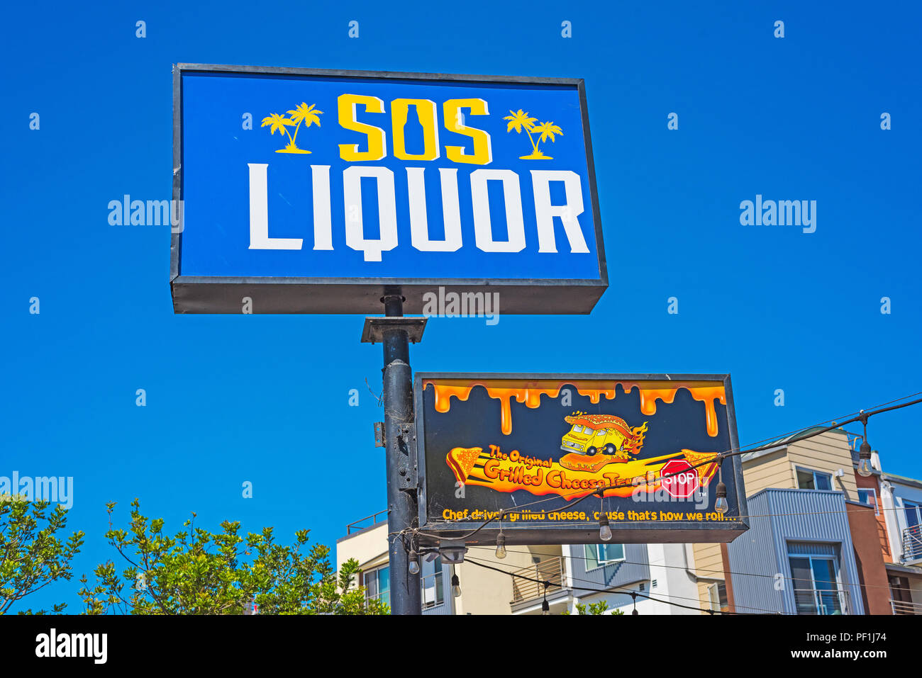 SOS Liquor Store Photo Isla Vista California Stock Photo Alamy