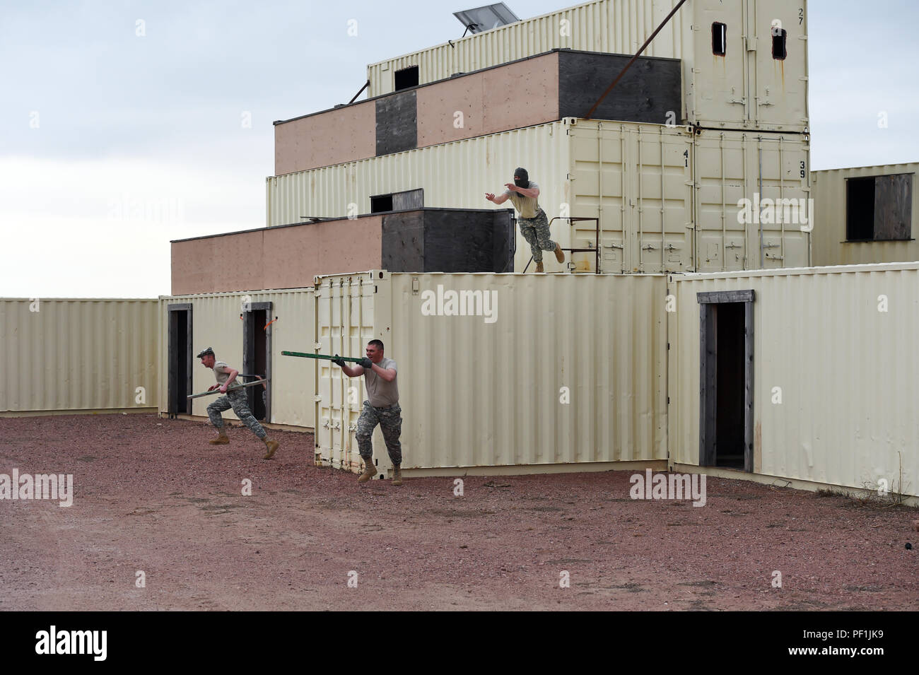 Wyoming Army National Guard soldiers practice urban combat operations