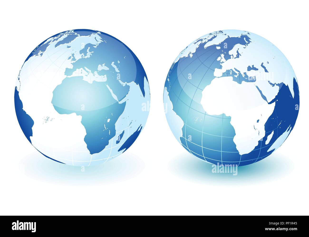 Set of vector globe icons Stock Vector Image & Art - Alamy