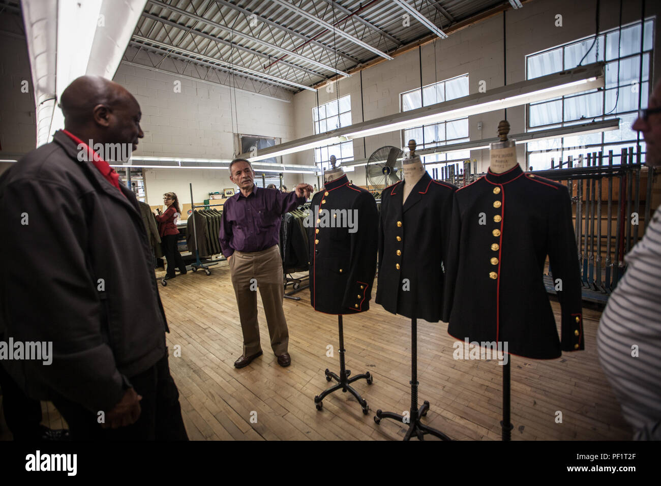 Service Alphas Jacket During a visit on Feb. 17, 2016, the 18th Sergeant Major of the Marine ...