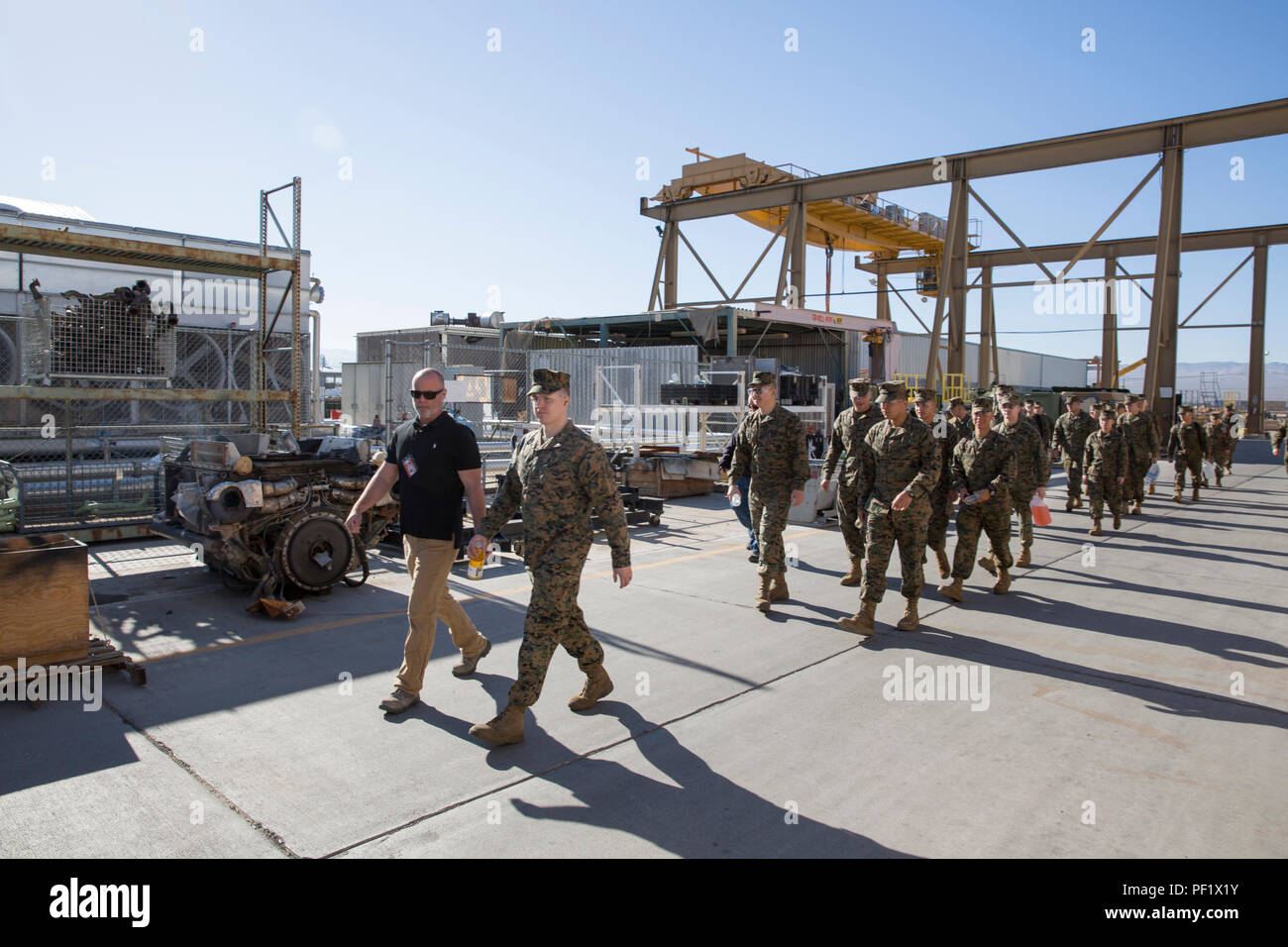 Dan Peterson, Metals Branch Head at Production Plant Barstow aboard