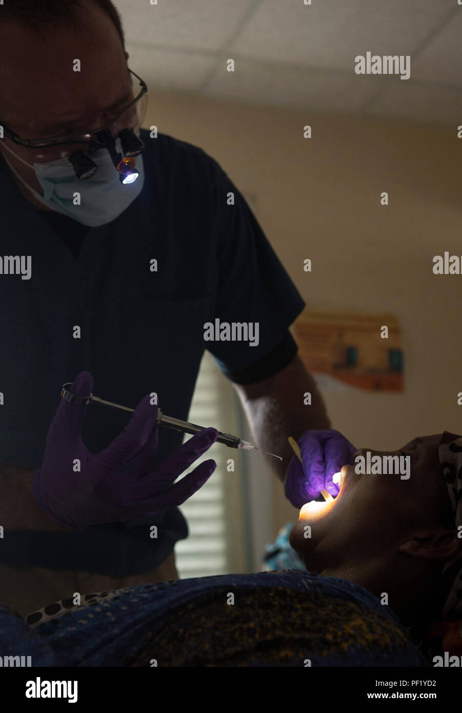 Capt. Bryan Hays, 403rd Civil Affairs Battalion Dental Cell officer in