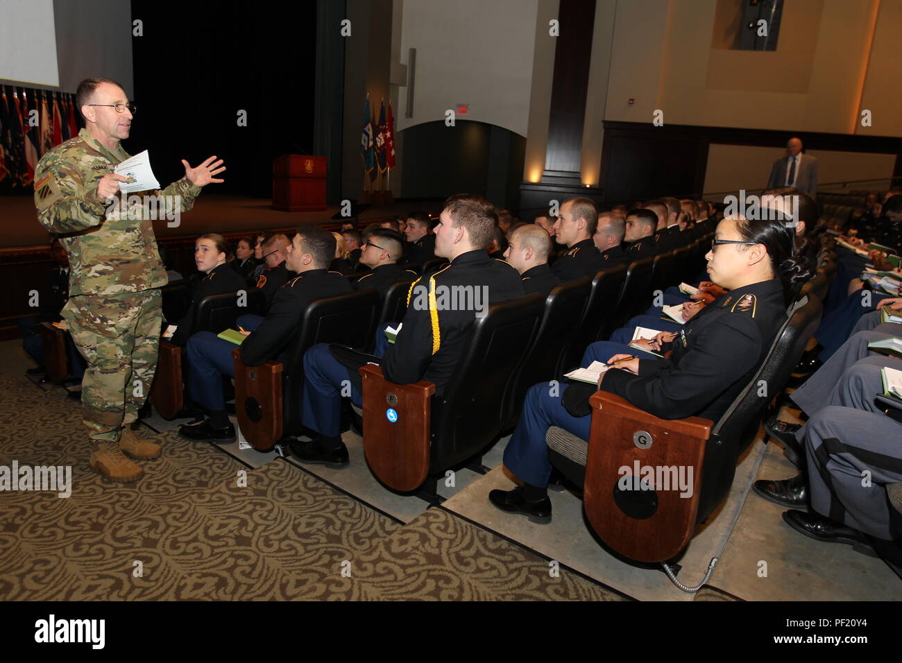 Gen. Robert Abrams, commanding general of Army Forces Command, speaks