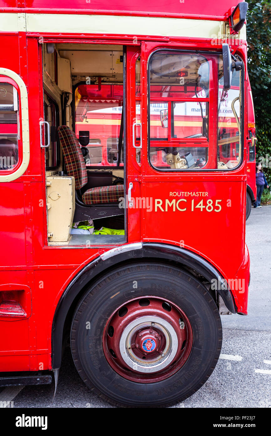 Red Routemaster London double decker bus, Imberbus day classic bus ...
