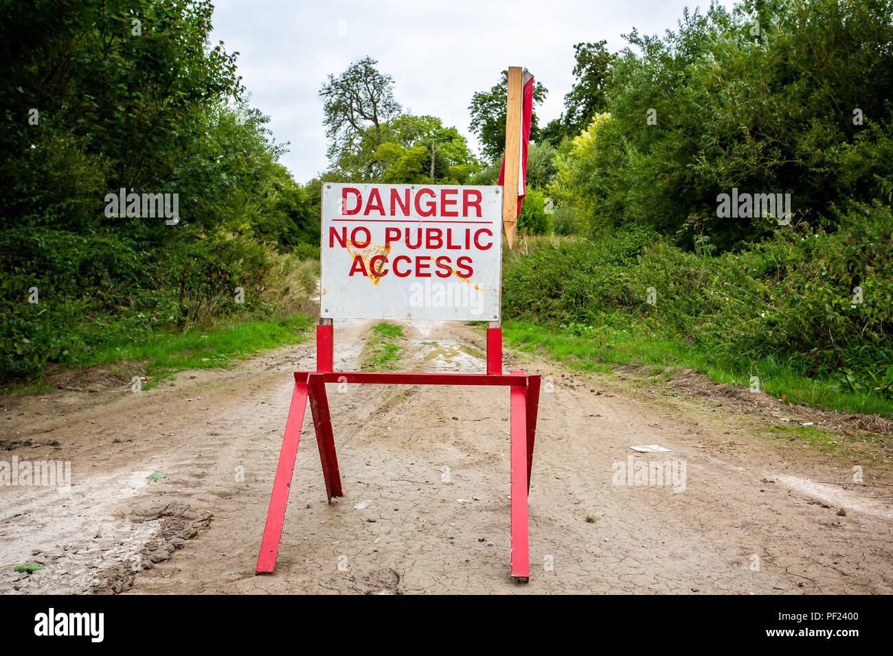 danger-no-public-access-sign-stock-photo-alamy