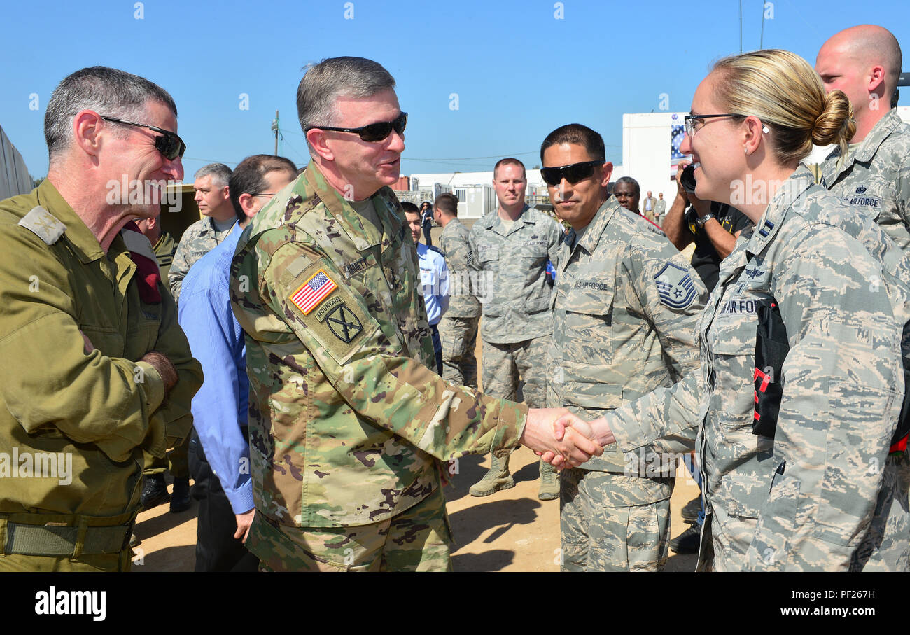 Maj. Gen. Yair Golan, Israeli Defense Force Deputy Commander, And U.S ...