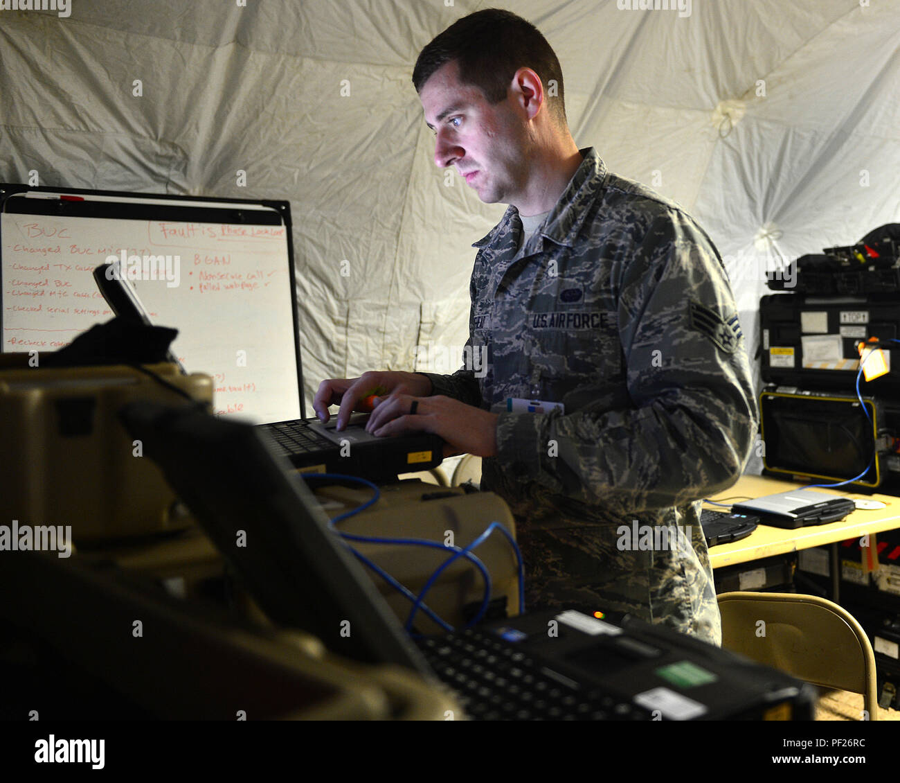 Lockheed Martin Subcomms Senior Airman Mitchell Moorehead, 52nd Combat Communications Squadron ...