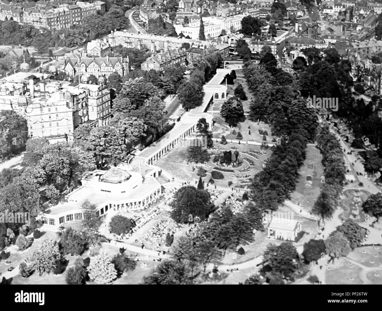 Aerial view harrogate in north hires stock photography and images Alamy