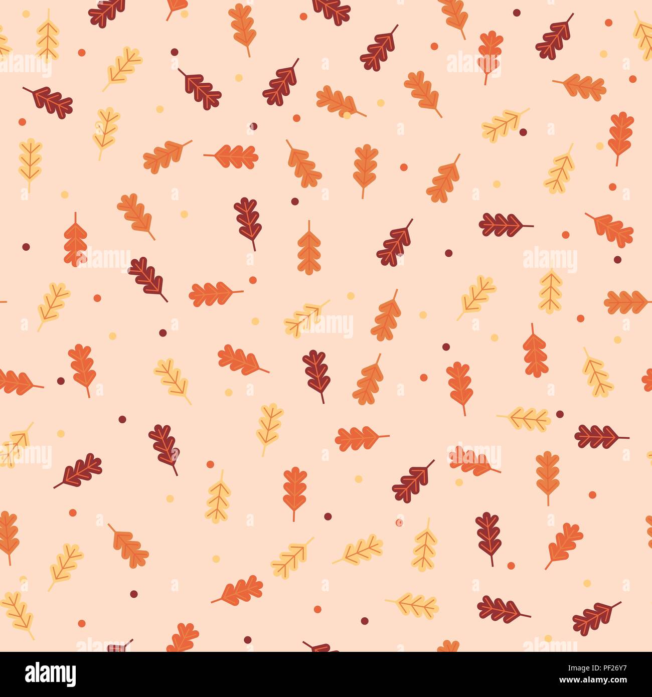 Retro Autumn Leaves