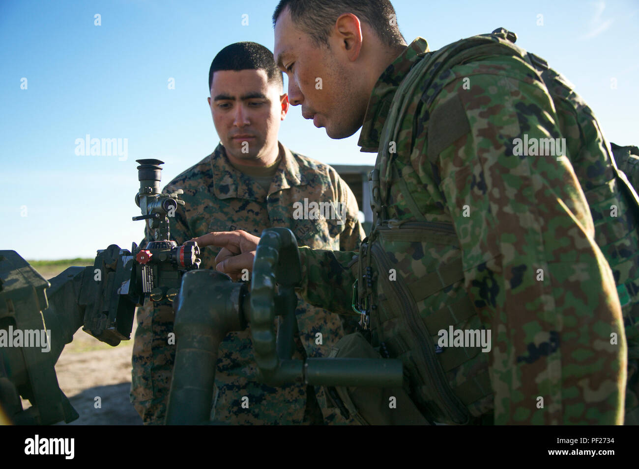 Sgt. Fernando Elias, field artillery cannoneer, with Alpha Battery, 1st