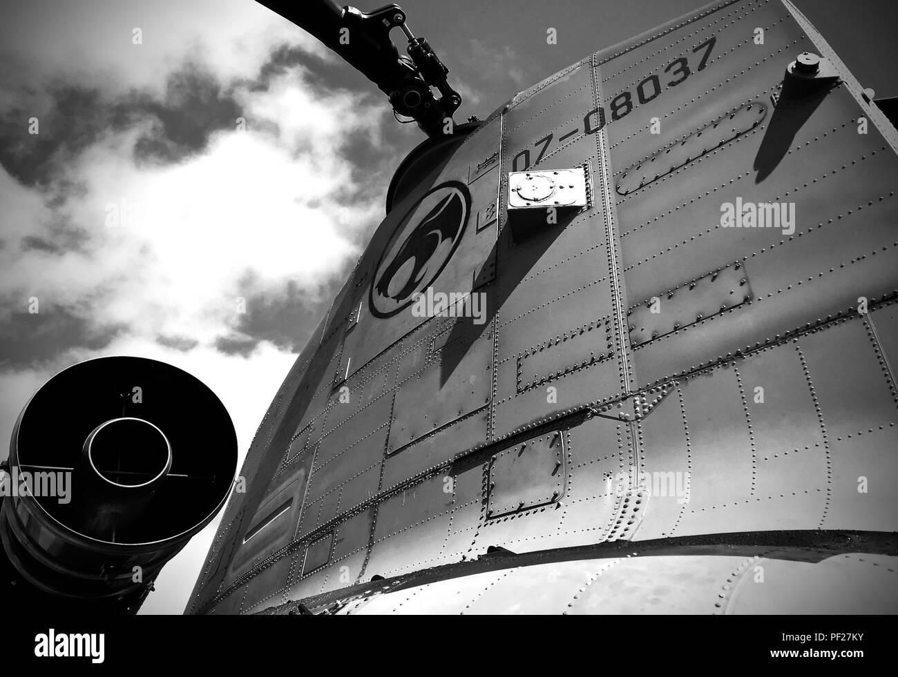 A 1st Air Cavalry Brigade, 1st Cavalry Division CH-47 Chinook supports First Army Division West training happening here Feb. 29. The airframe and crew provided realistic training for Reserve Component Forward Surgical Teams in preparation deployments overseas. Stock Photo