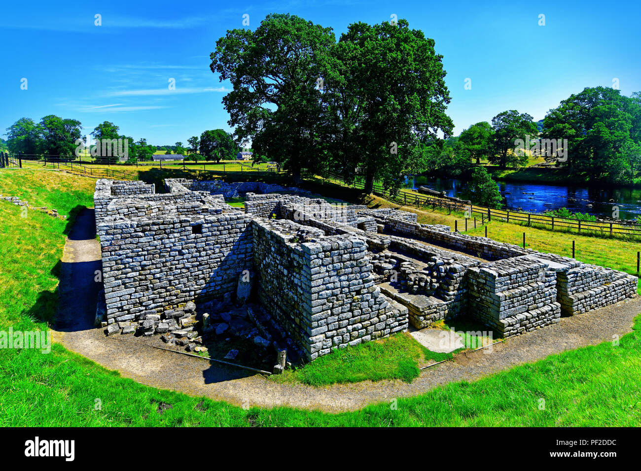 English Heritage Chesters Fort Northumberland The Changing Hall Stock