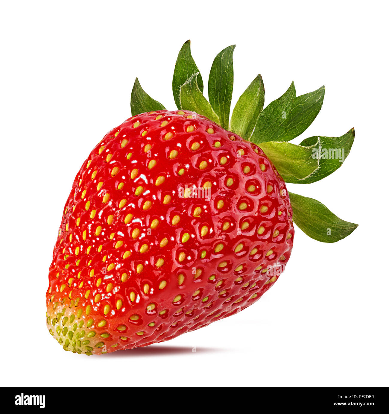 Strawberry isolated on white background Stock Photo - Alamy