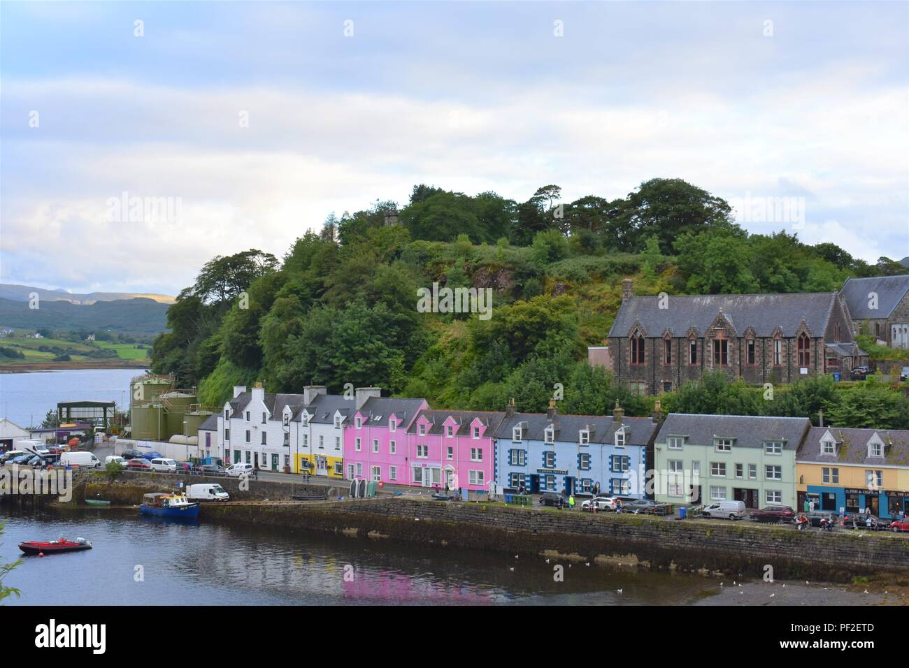 Portree, Isle of Skye, Scotland Stock Photo