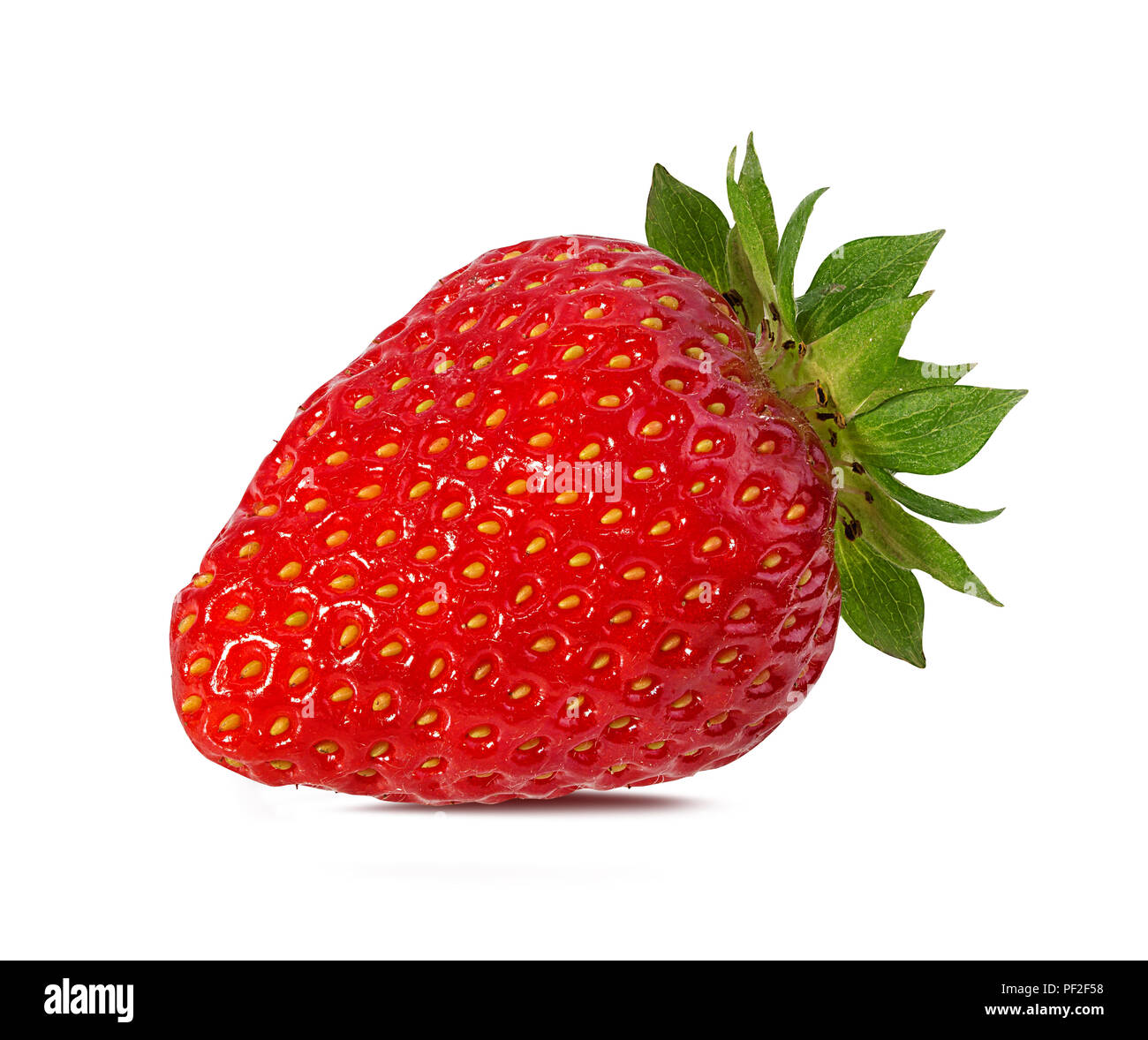 Strawberry isolated on white background Stock Photo - Alamy