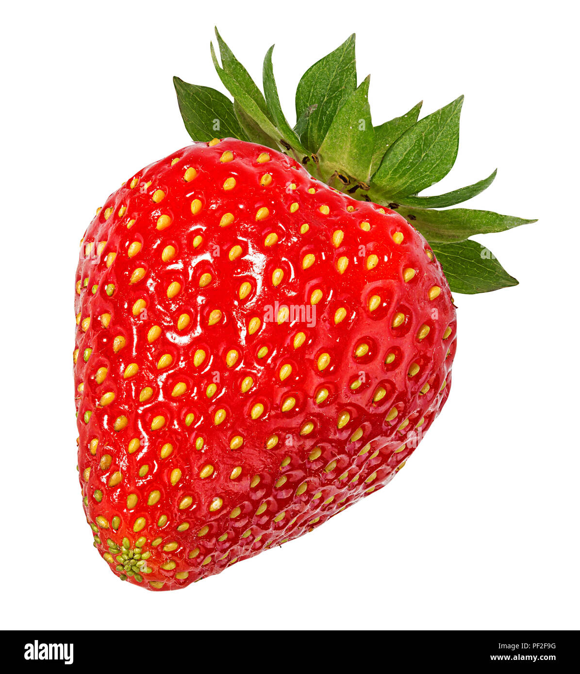 Strawberry isolated on white background Stock Photo - Alamy