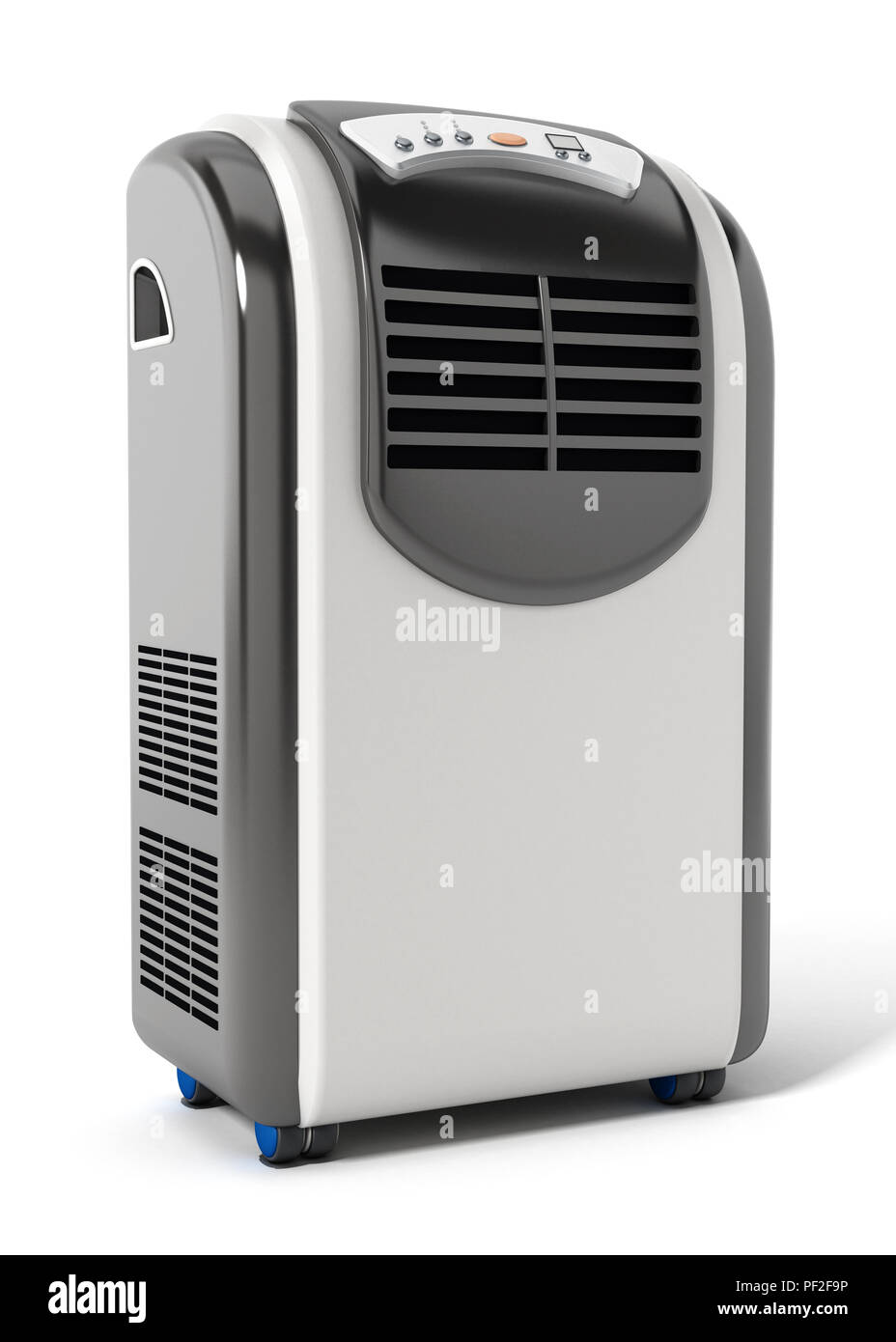 Generic illustration of mobile air conditioner. 3D illustration Stock ...