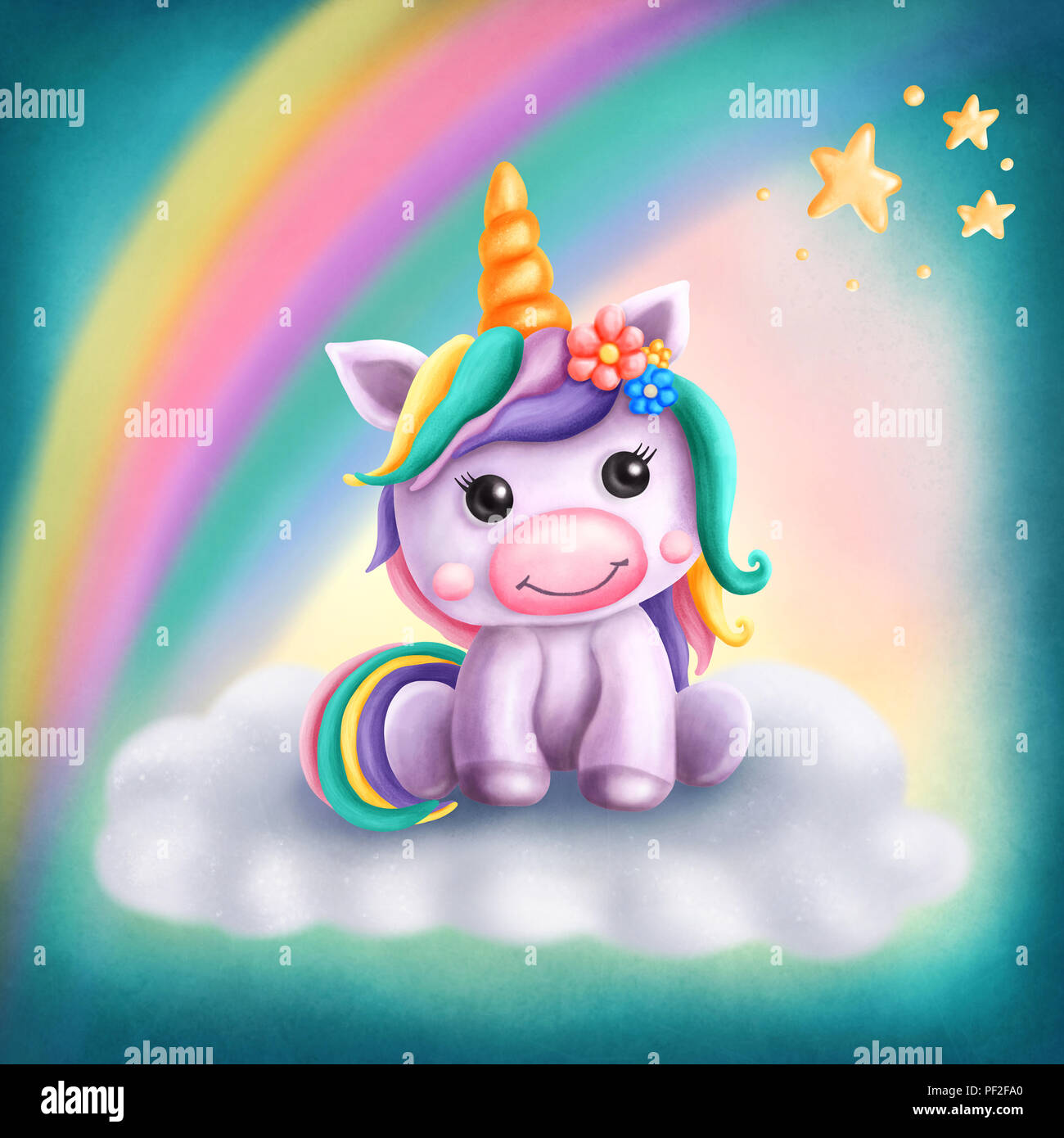 Cute unicorn hi-res stock photography and images - Alamy