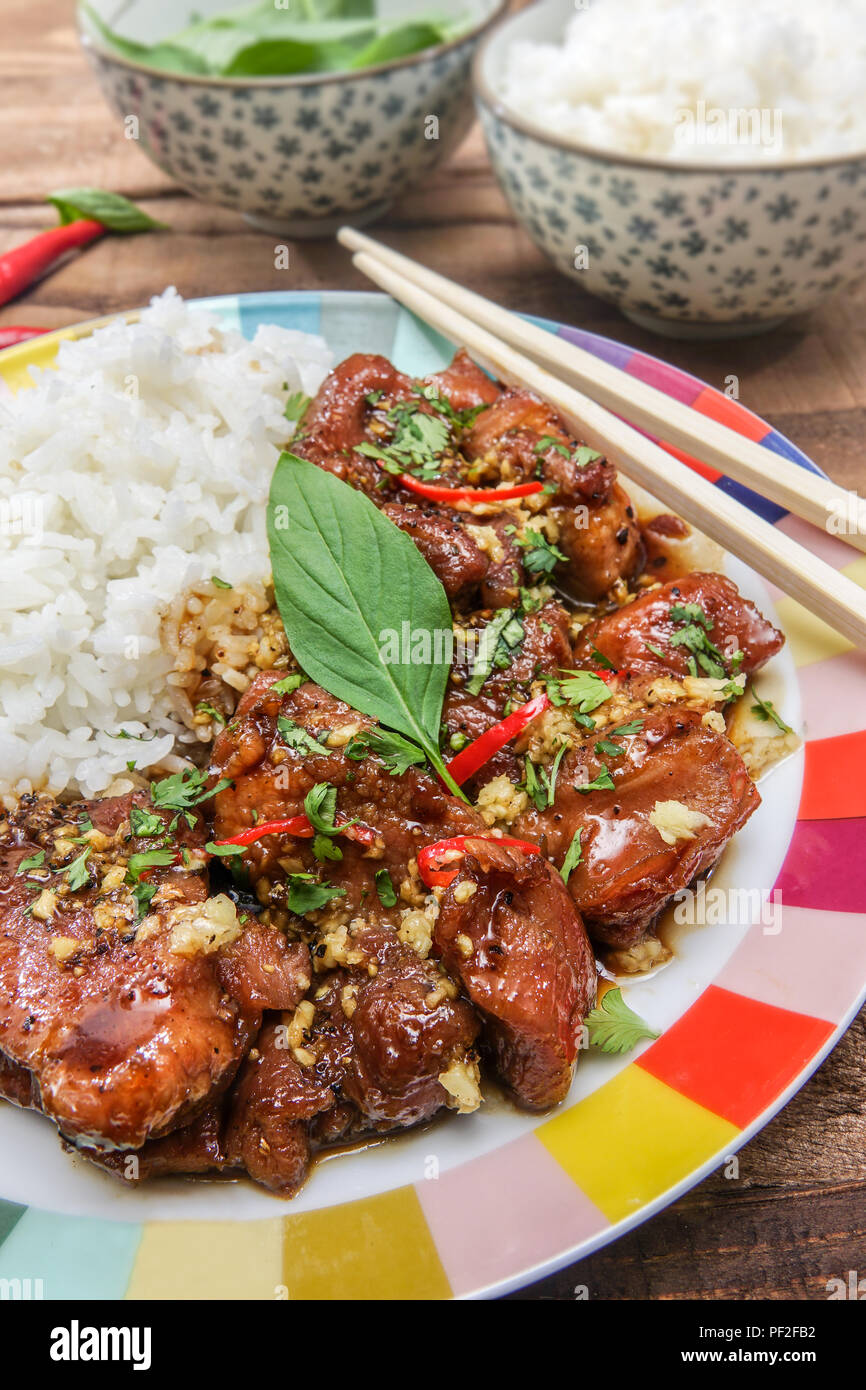cooking vietnamese food Stock Photo - Alamy