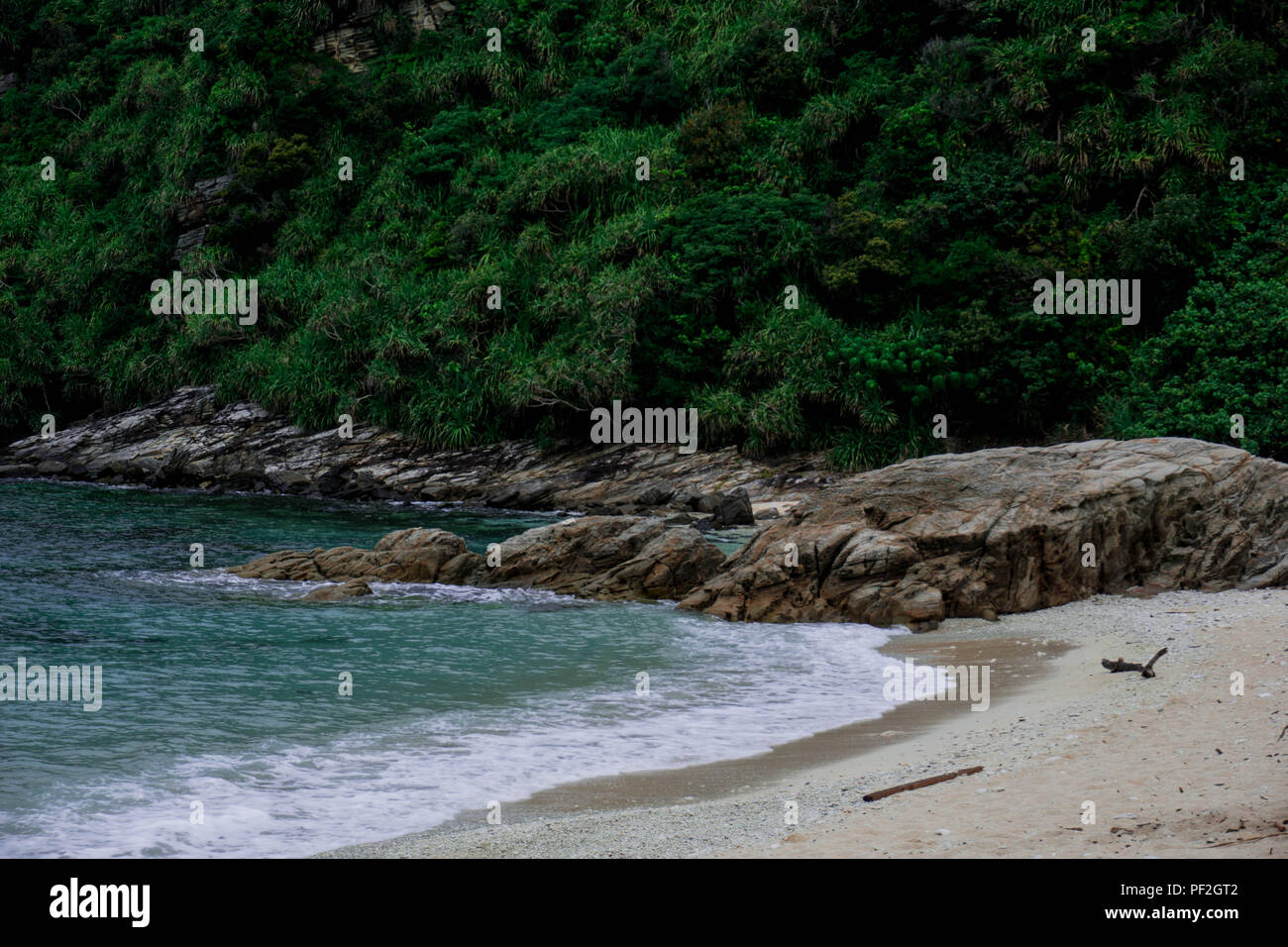 Abgelegener Strand auf der Insel Akajima, Okinawa Stock Photo