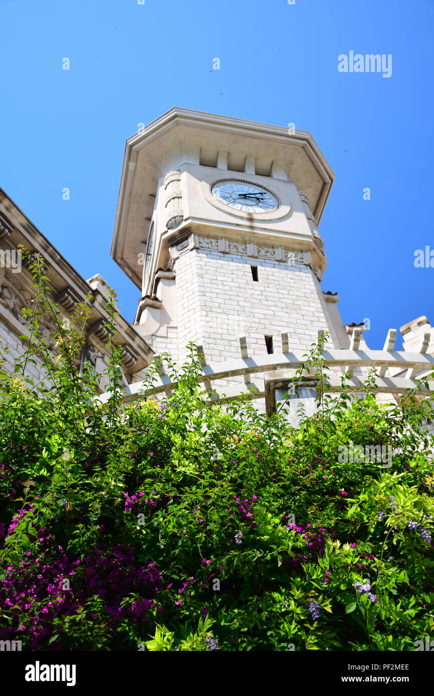 The Lycee Massena, or Massena High School on the Avenue Felix Faure in Nice, Cote D'Azur, France Stock Photo