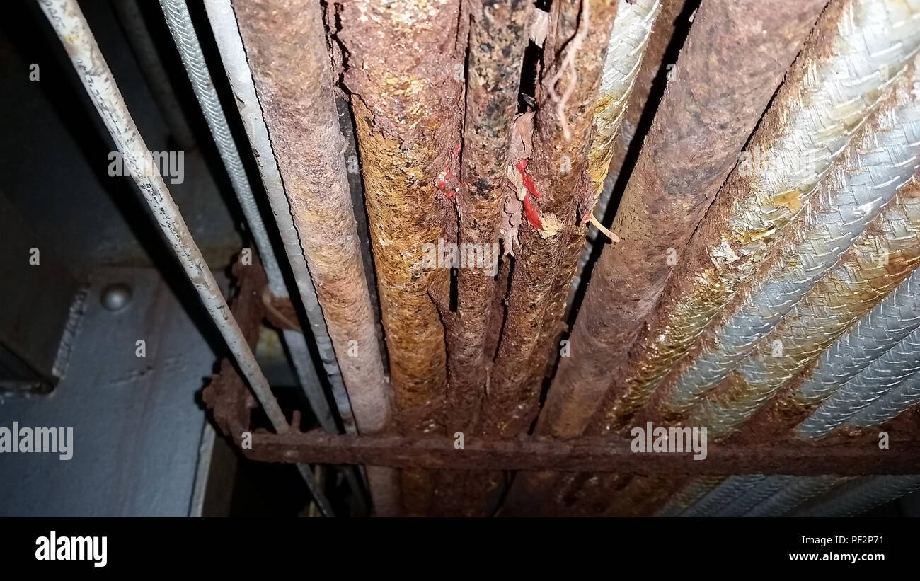 exposure to water caused deteriorated wiring systems in a concealed conduit wiring system hubbell wiring systems hblc25143in