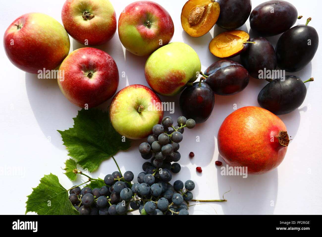 Food: Ripe summer fruits Stock Photo - Alamy