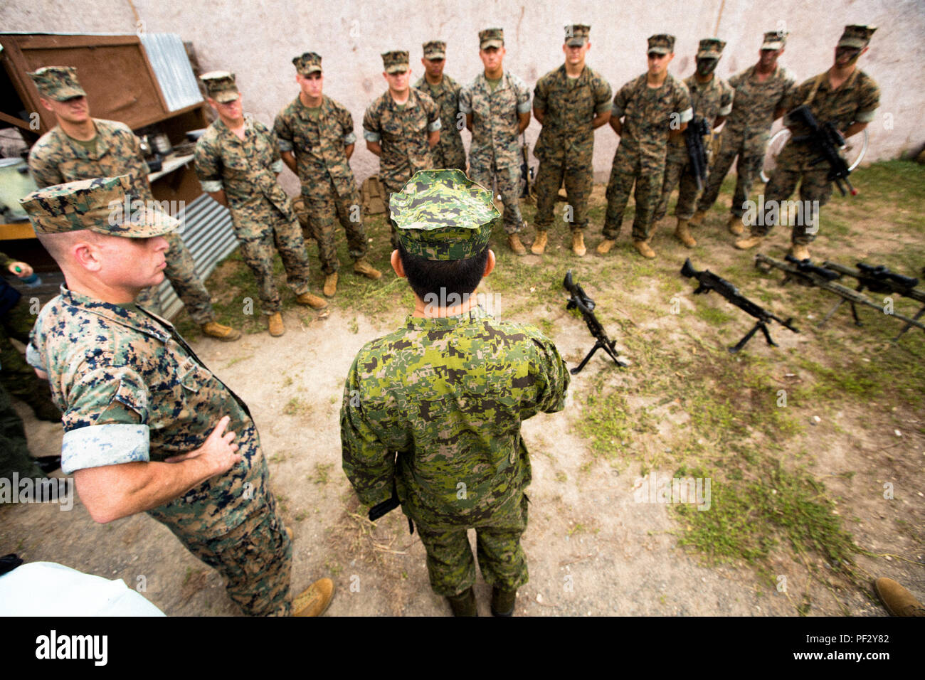 Gen Eduardo Manahan Ano Talks To 2nd Battalion 3rd Marine Regiment