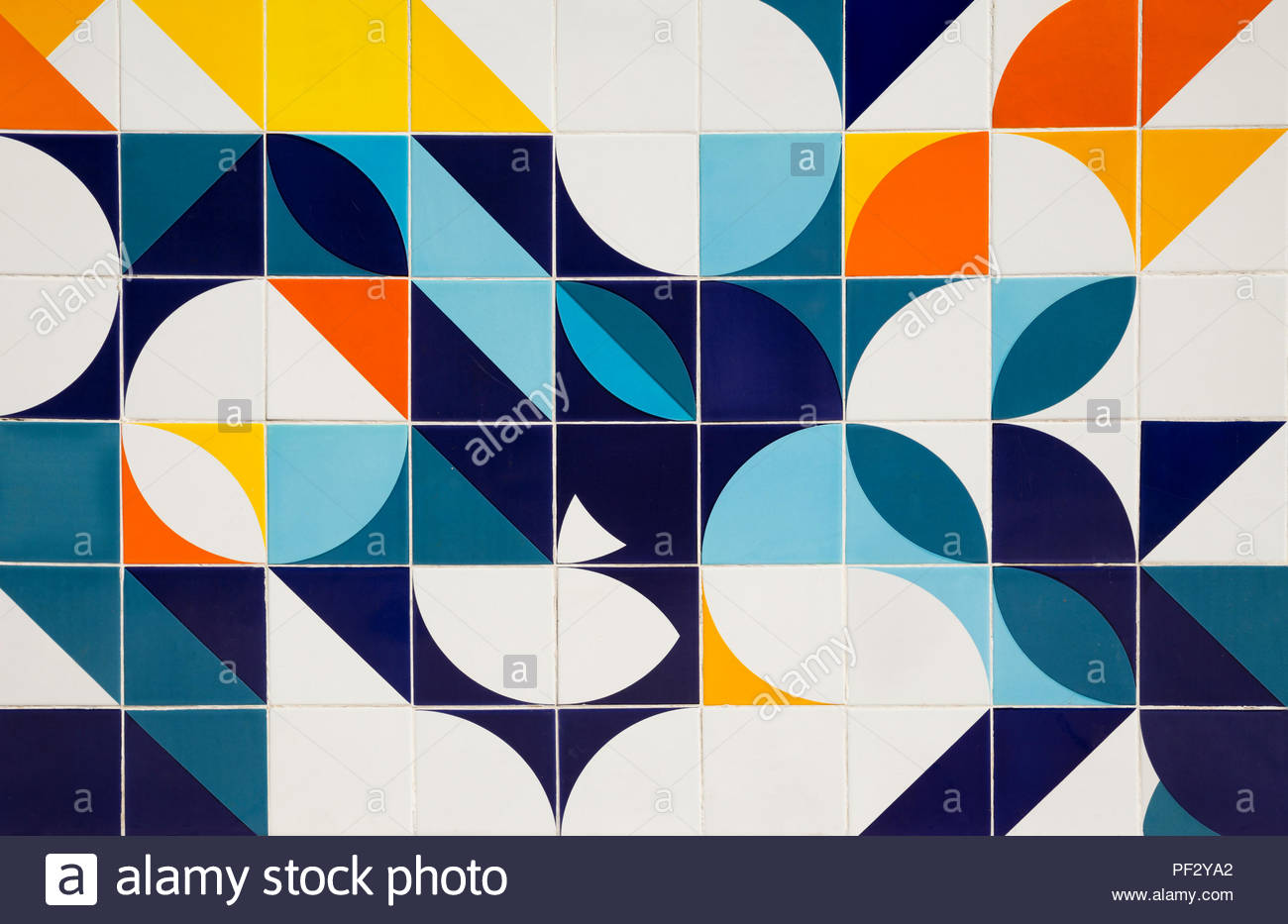 Art Deco Ceramic Tiles Stock Photos & Art Deco Ceramic Tiles Stock