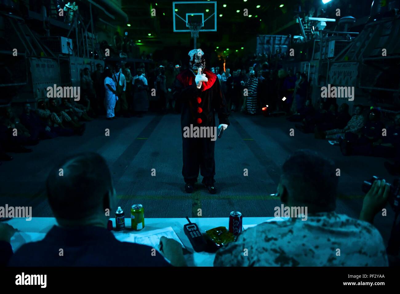 171031NBK384163 MEDITERRANEAN SEA (Oct. 31, 2017) Boatswain’s Mate