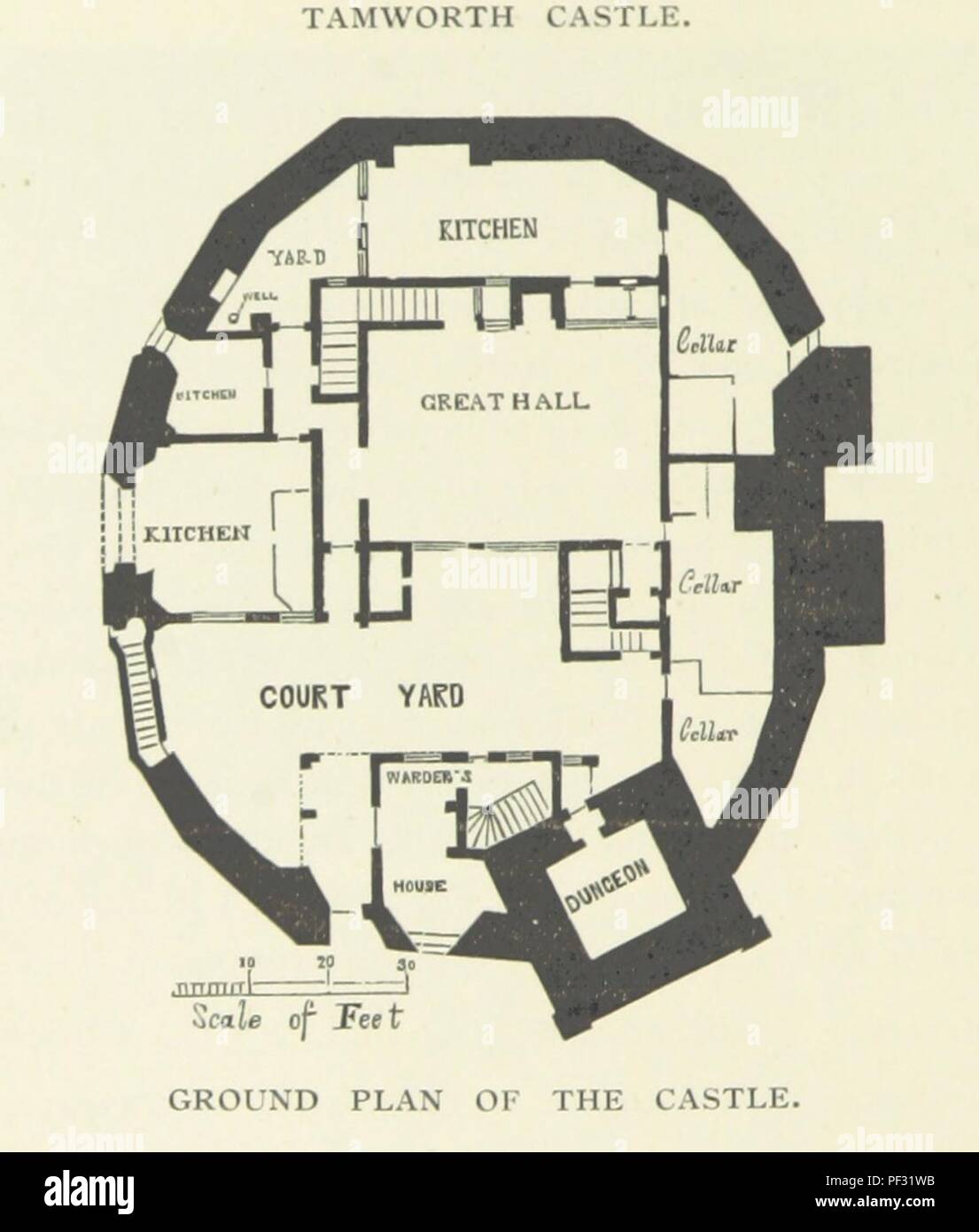 Image from page 46 of 'Tamworth Castle. Its foundation, its history, and its lords. [New and
