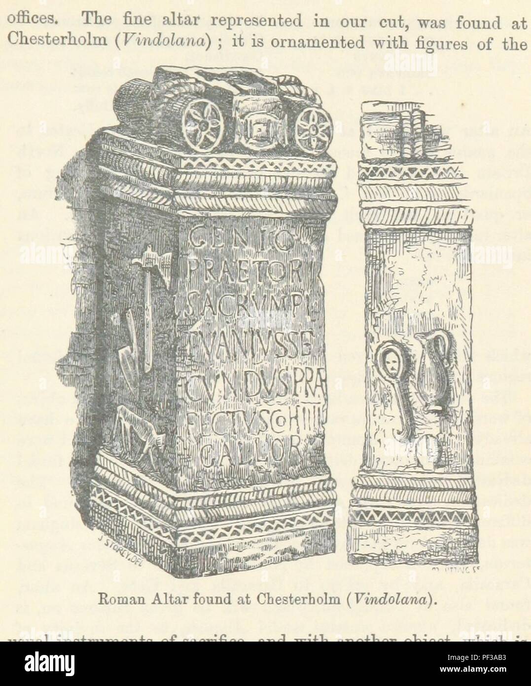 Image  from page 331 of '[The Celt, the Roman, and the Saxon a history of the early inhabitants of Britain, down to the Conversion of the Anglo-Saxons to Christianity. Illustrated by the ancient remains brought to light by r0081. Stock Photo